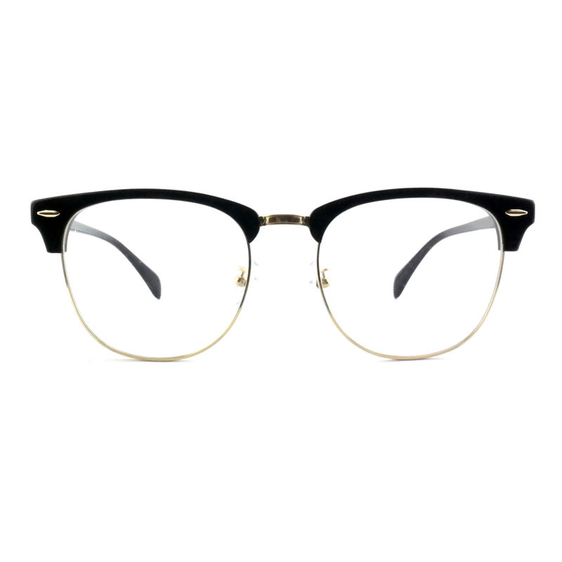 FP2648 แว่นตาโลหะอะเซทาทคลาสสิค วินเทจสี่เหลี่ยม Unisex Frame แว่นตา