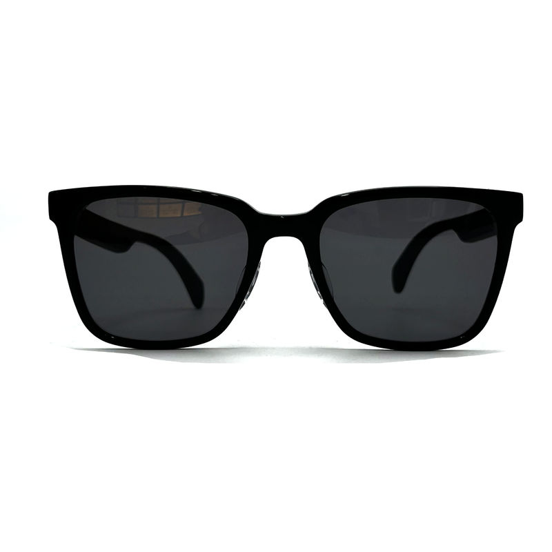 AS110 แว่นแดดสี่เหลี่ยมแบบ Unisex พร้อมกรอบอะเซทาเตอร ป้องกัน UV 100% และกระจก CR 39