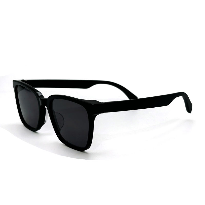 AS110 แว่นแดดสี่เหลี่ยมแบบ Unisex พร้อมกรอบอะเซทาเตอร ป้องกัน UV 100% และกระจก CR 39