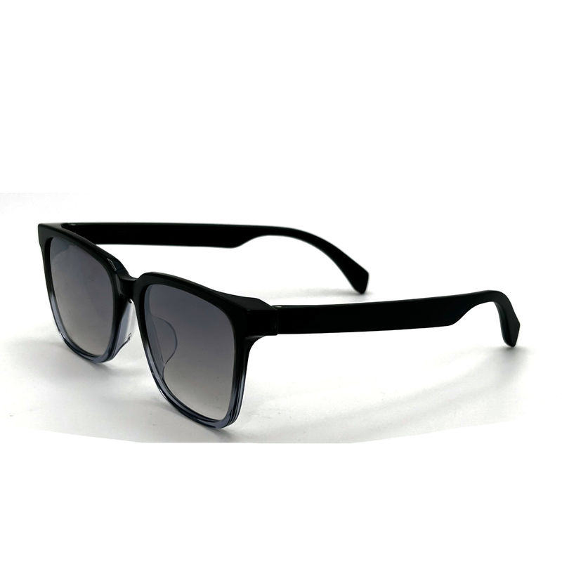 AS110 แว่นแดดสี่เหลี่ยมแบบ Unisex พร้อมกรอบอะเซทาเตอร ป้องกัน UV 100% และกระจก CR 39
