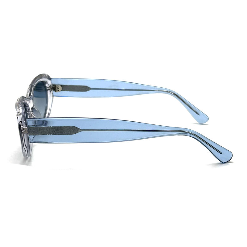 กรอบแผ่นอะเซทาท ผู้หญิงแว่นตาแดดกระพริกคลาสสิกกับสตรัส-เอเอส 119,ODM / OEM Factory