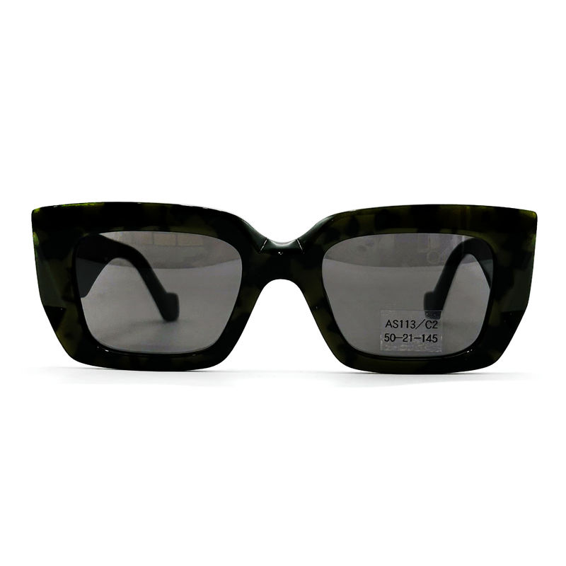รุ่น AS113 แว่นตาแดงกรอบอะเซทาท สําหรับผู้ชายที่มีการป้องกัน UV 100% แว่นตาแดง OEM Manufacturer