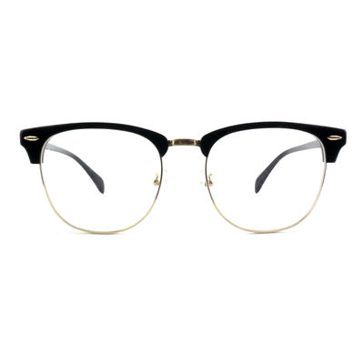 ราคาดี FP2648 แว่นตาโลหะอะเซทาทคลาสสิค วินเทจสี่เหลี่ยม Unisex Frame แว่นตา ออนไลน์