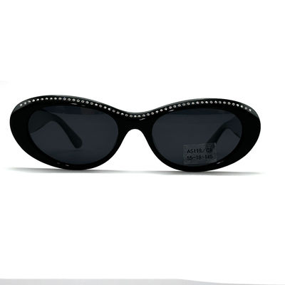 ราคาดี กรอบแผ่นอะเซทาท ผู้หญิงแว่นตาแดดกระพริกคลาสสิกกับสตรัส-เอเอส 119,ODM / OEM Factory ออนไลน์